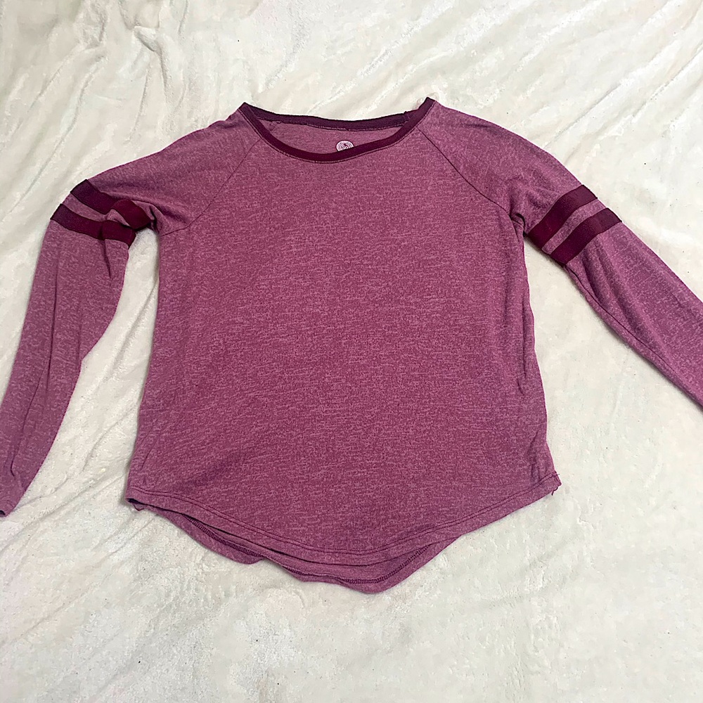 SO Baseball Stripe Sweater Pink Small